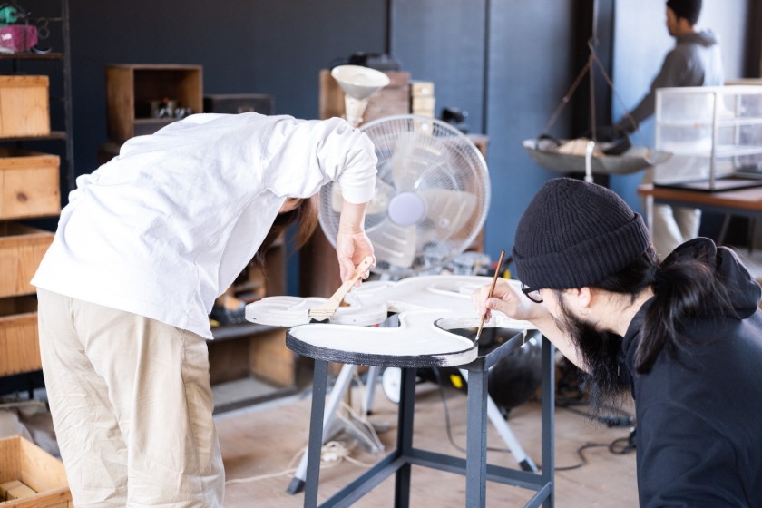 TATELab.でのものづくりの様子